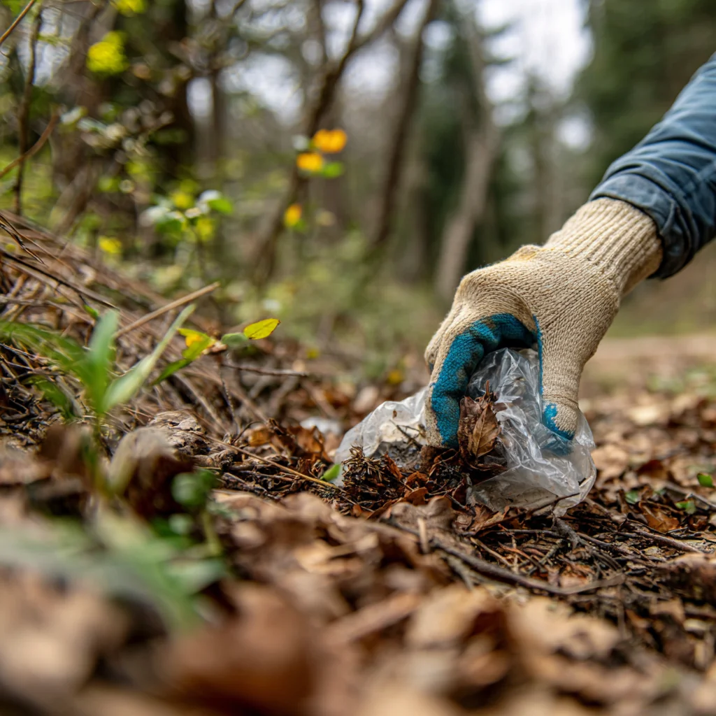 Picking Up Trash